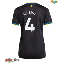 Camiseta Manchester United Matthijs de Ligt #4 Tercera Equipación para mujer 2025-26 manga corta